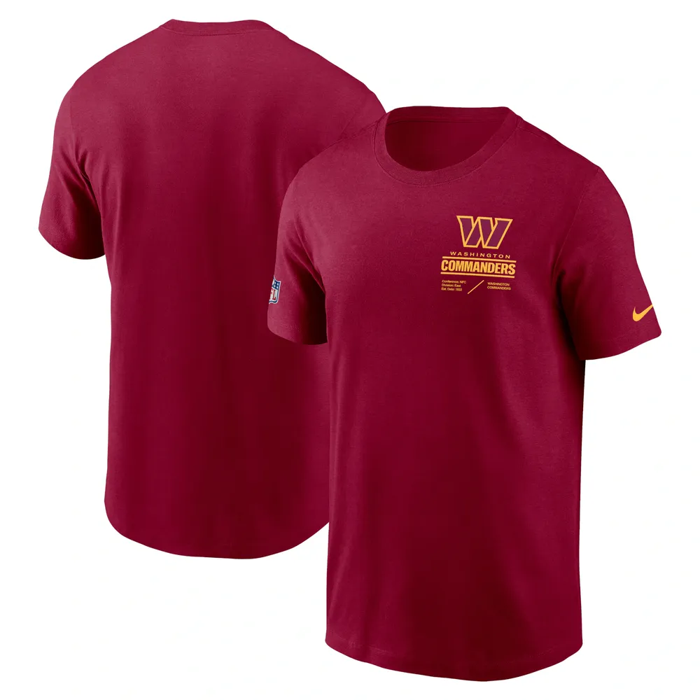 Lids Washington Commanders Nike Sideline Infograph Lockup Performance  T-Shirt - Burgundy