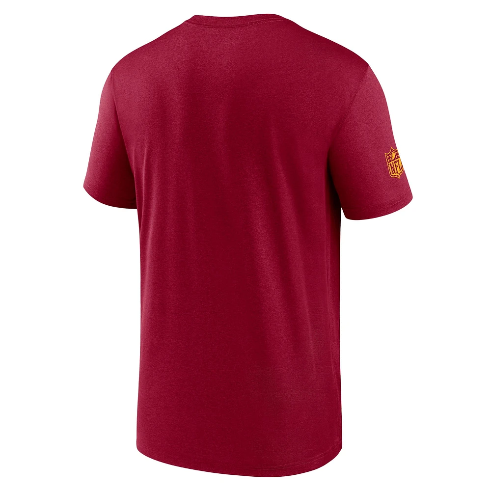 Men's Nike Burgundy Washington Commanders Sideline Legend Performance T-Shirt