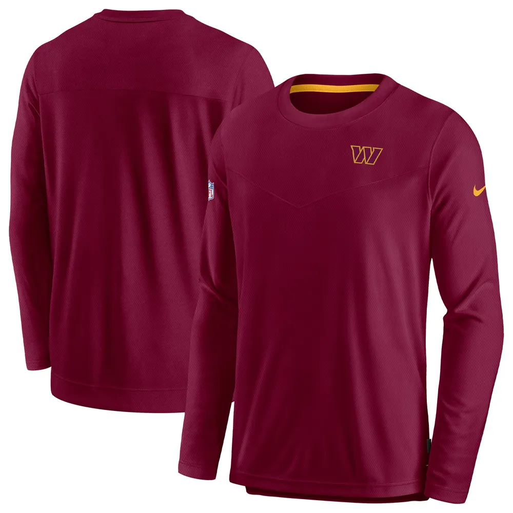 Lids Washington Commanders Nike Women's Sideline Velocity Lockup  Performance T-Shirt - Burgundy