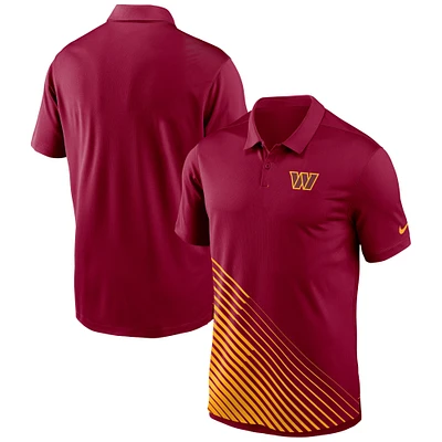 Polo Nike Washington Commanders Vapor Performance pour homme, bourgogne