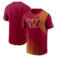 T-shirt Nike Washington Commanders Yard Line Fashion Asbury bordeaux pour homme