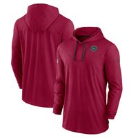 Men's Nike Burgundy Washington Football Team Sideline Pop Performance - Pullover Hoodie