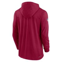 Men's Nike Burgundy Washington Football Team Sideline Pop Performance - Pullover Hoodie