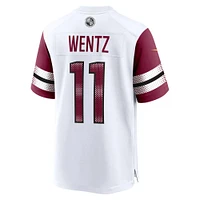 Maillot de match Nike Carson Wentz pour hommes, blanc, Washington Commanders