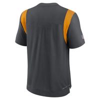 Men's Nike Charcoal Washington Commanders Sideline Tonal Logo Performance Player T-Shirt