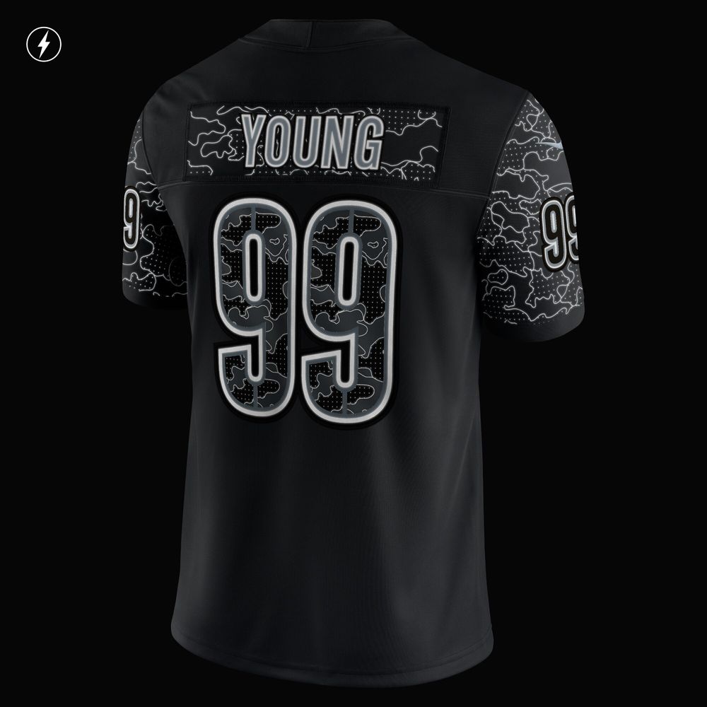 Chase Young Washington Commanders Nike Youth Game Jersey - Black