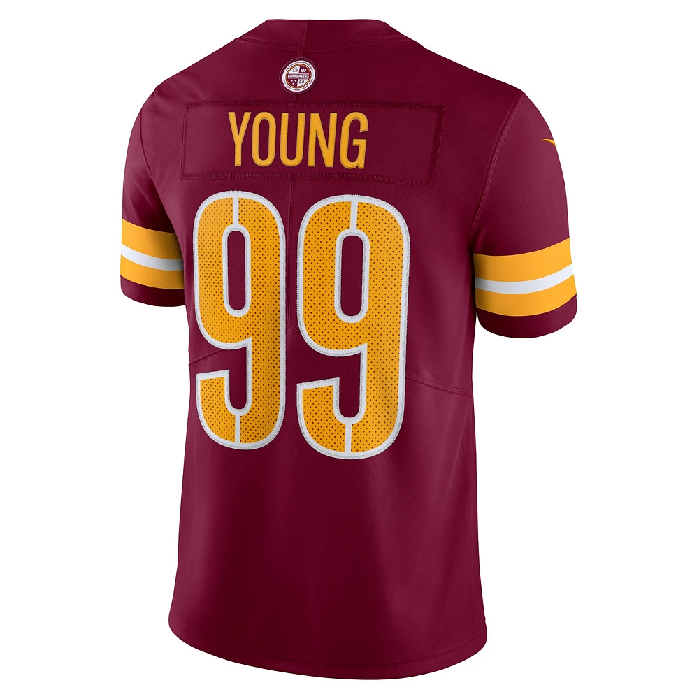 Men's Nike Chase Young Washington Commanders Vapor Limited Jersey