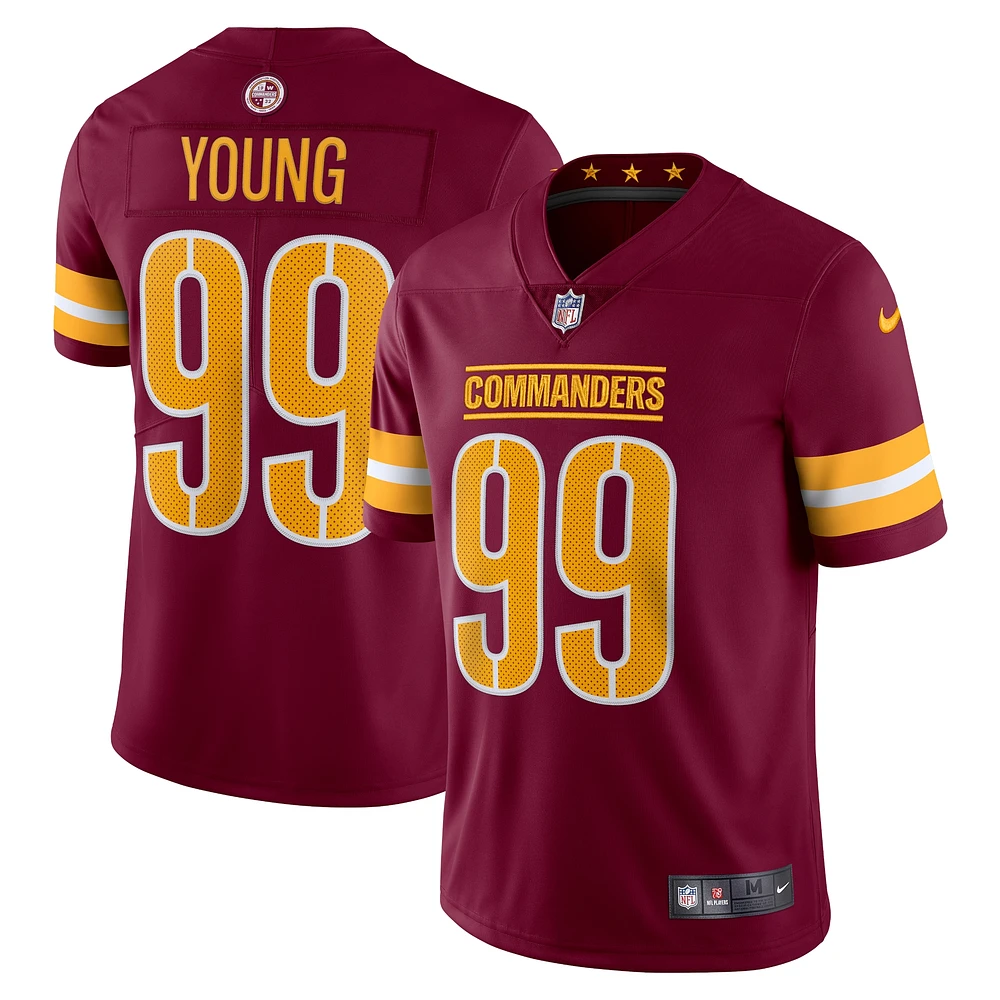 Men's Nike Chase Young Washington Commanders Vapor Limited Jersey