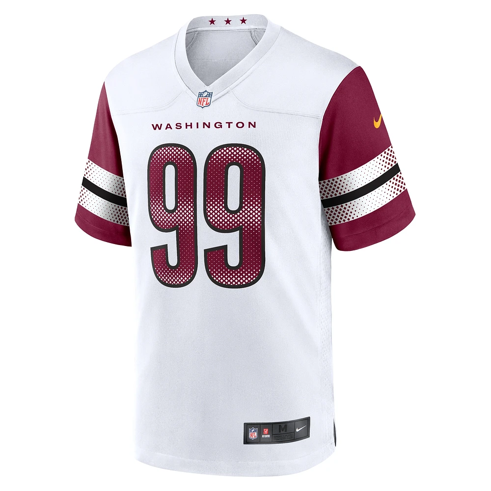 Men's Nike Chase Young White Washington Commanders Game Jersey