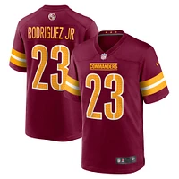 Nike Chris Rodriguez Jr. Maillot de match l'équipe Washington Commanders pour homme, bourgogne