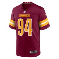 Men's Nike Da'Ron Payne Burgundy Washington Commanders Game Jersey