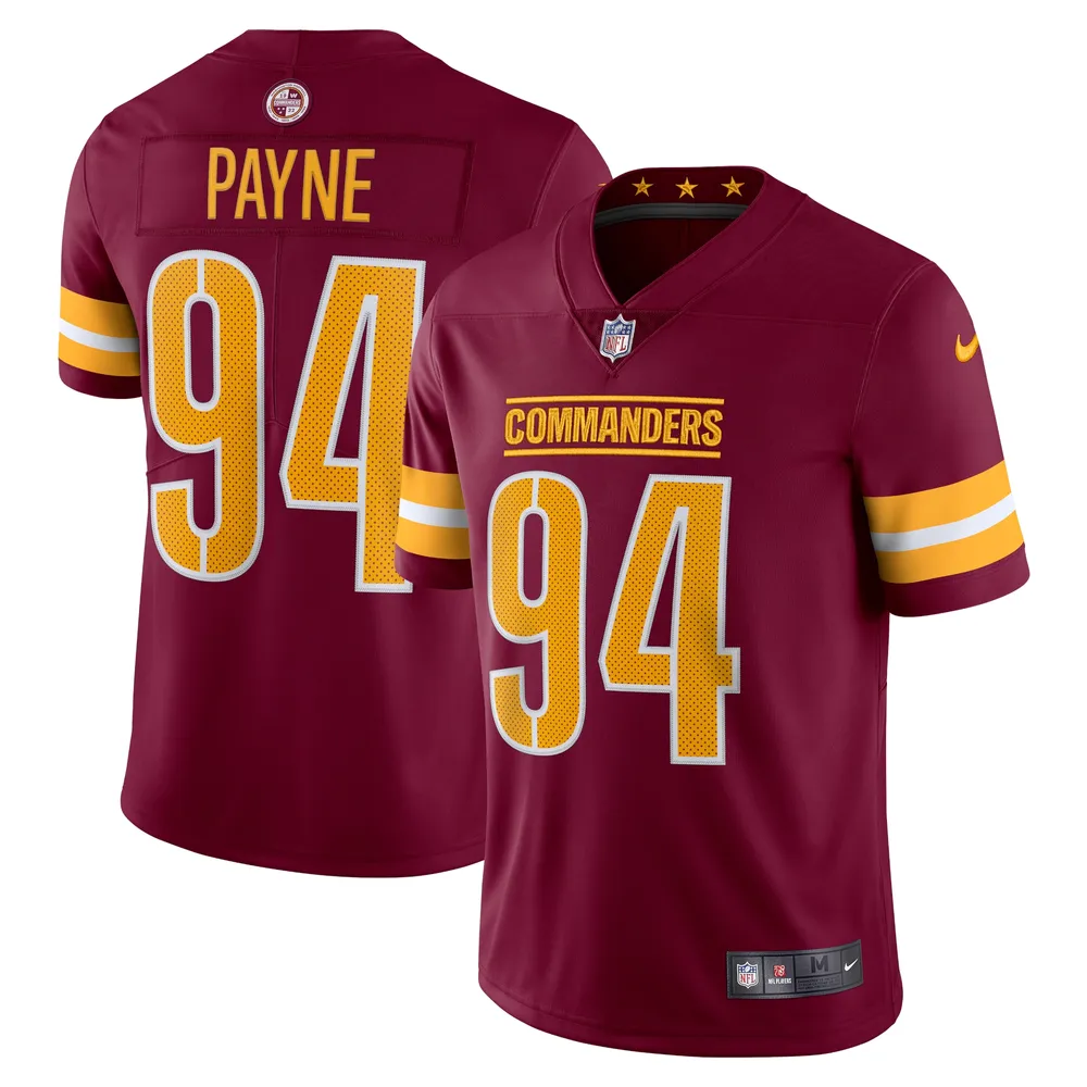 Lids Da'Ron Payne Washington Commanders Nike Vapor Limited Jersey -  Burgundy