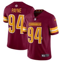 Men's Nike Da'Ron Payne Burgundy Washington Commanders Vapor Limited Jersey