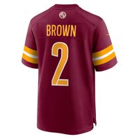 Men's Nike Dyami Brown Burgundy Washington Commanders Player Game Jersey