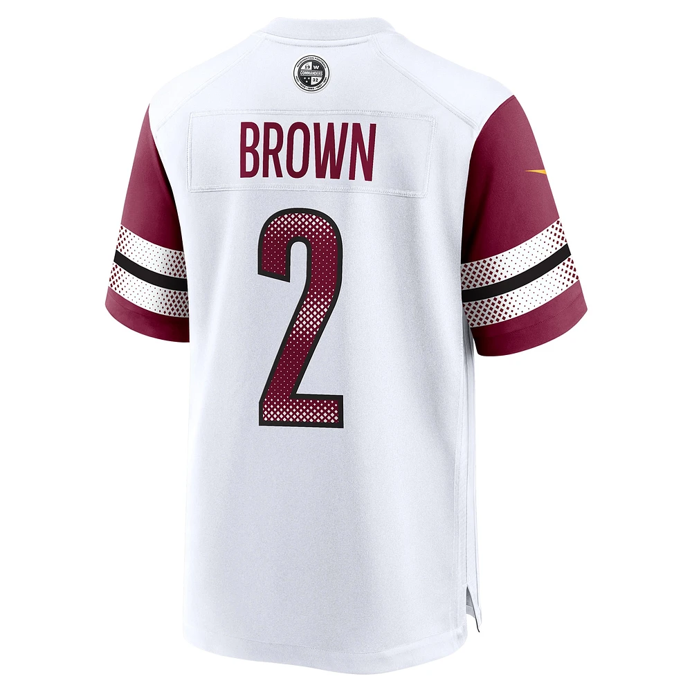 Men's Nike Dyami Brown  White Washington Commanders Game Jersey