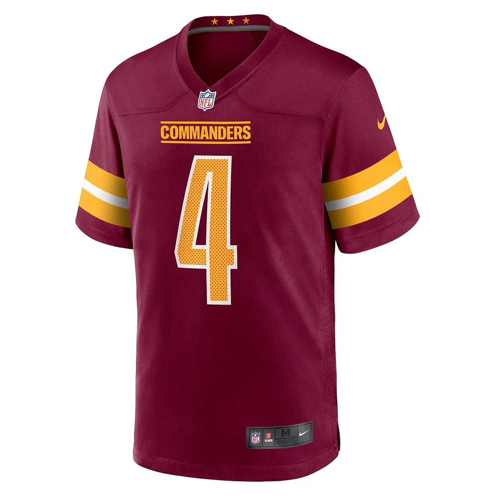 Men's Nike Frankie Luvu  Burgundy Washington Commanders Game Jersey