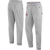 Pantalon Performance Nike Washington Commanders Sideline Logo pour Homme Gris