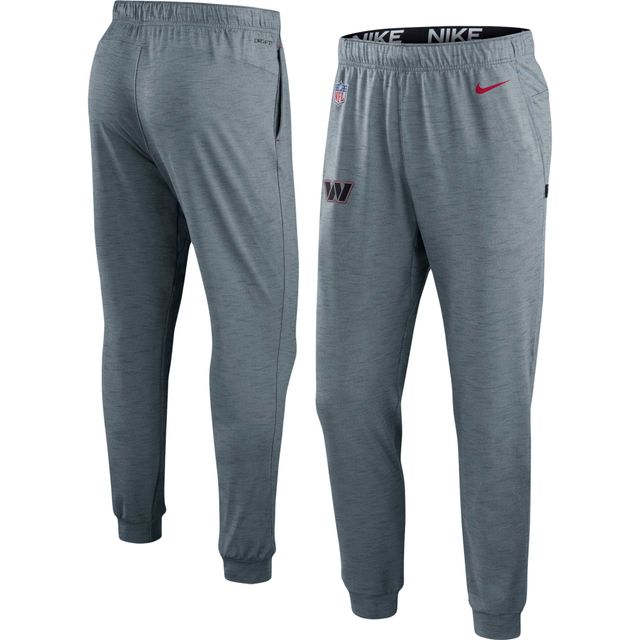 Pantalon de survêtement Performance pour homme Washington Commanders Sideline Pop Player Nike, gris chiné