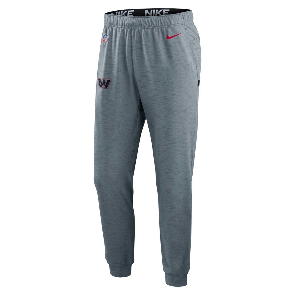 Men's Nike Heather Gray Washington Commanders Sideline Pop Player Performance Lounge Pants