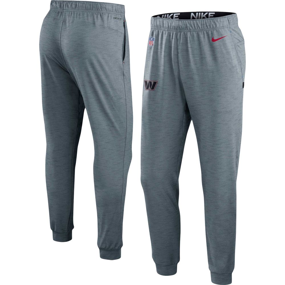 Men's Nike Heather Gray Washington Commanders Sideline Pop Player Performance Lounge Pants