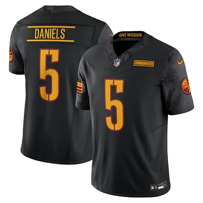Maillot Nike Jayden Daniels noir pour homme des Washington Commanders Vapor F.U.S.E. Limited