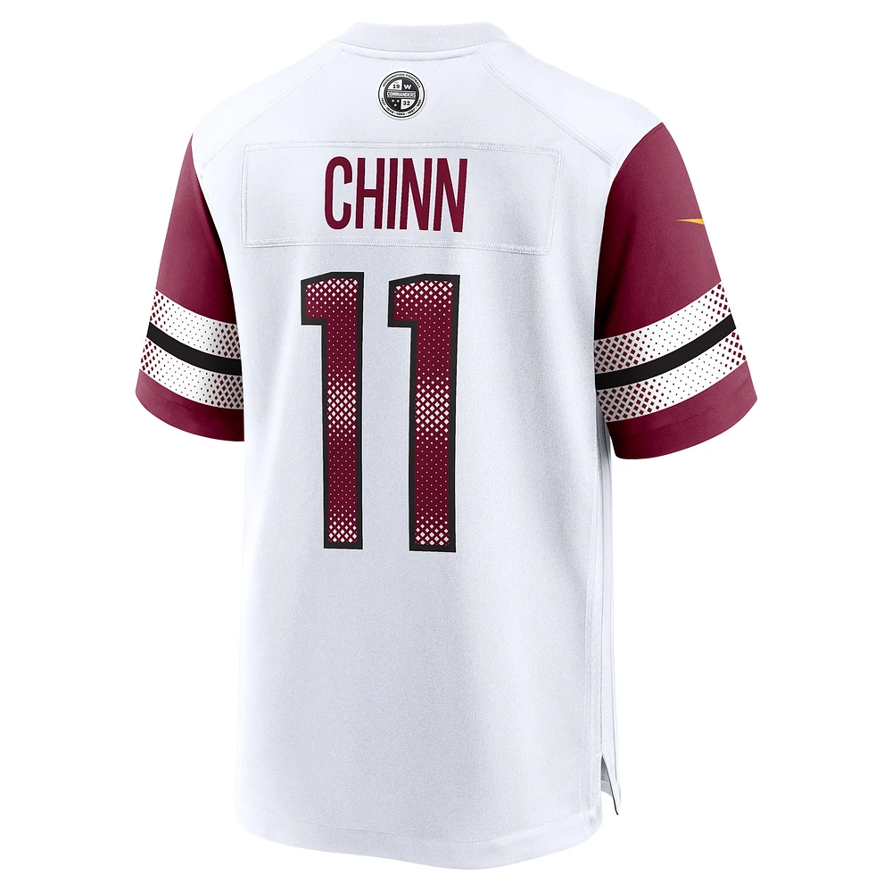 Men's Nike Jeremy Chinn  White Washington Commanders Game Jersey