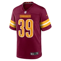 Maillot de match Nike Jeremy Reaves pour hommes, bordeaux, Washington Commanders