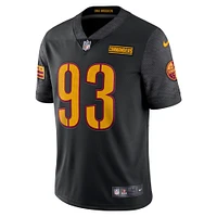 Maillot Nike Jonathan Allen pour homme, noir, Washington Commanders, Alternate Vapor Limited