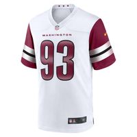 Men's Nike Jonathan Allen White Washington Commanders Game Jersey