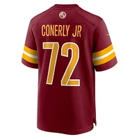 Maillot Nike Josh Conerly Jr. bordeaux pour homme, Washington Commanders, choix de premier tour la draft NFL 2025