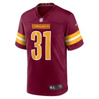 Men's Nike Kamren Curl Burgundy Washington Commanders Game Jersey