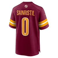 Men's Nike Mike Sainristil  Burgundy Washington Commanders Game Jersey