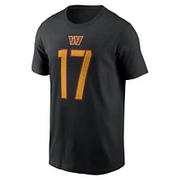 T-shirt Nike Terry McLaurin pour homme, noir, nom et numéro du joueur des Washington Commanders