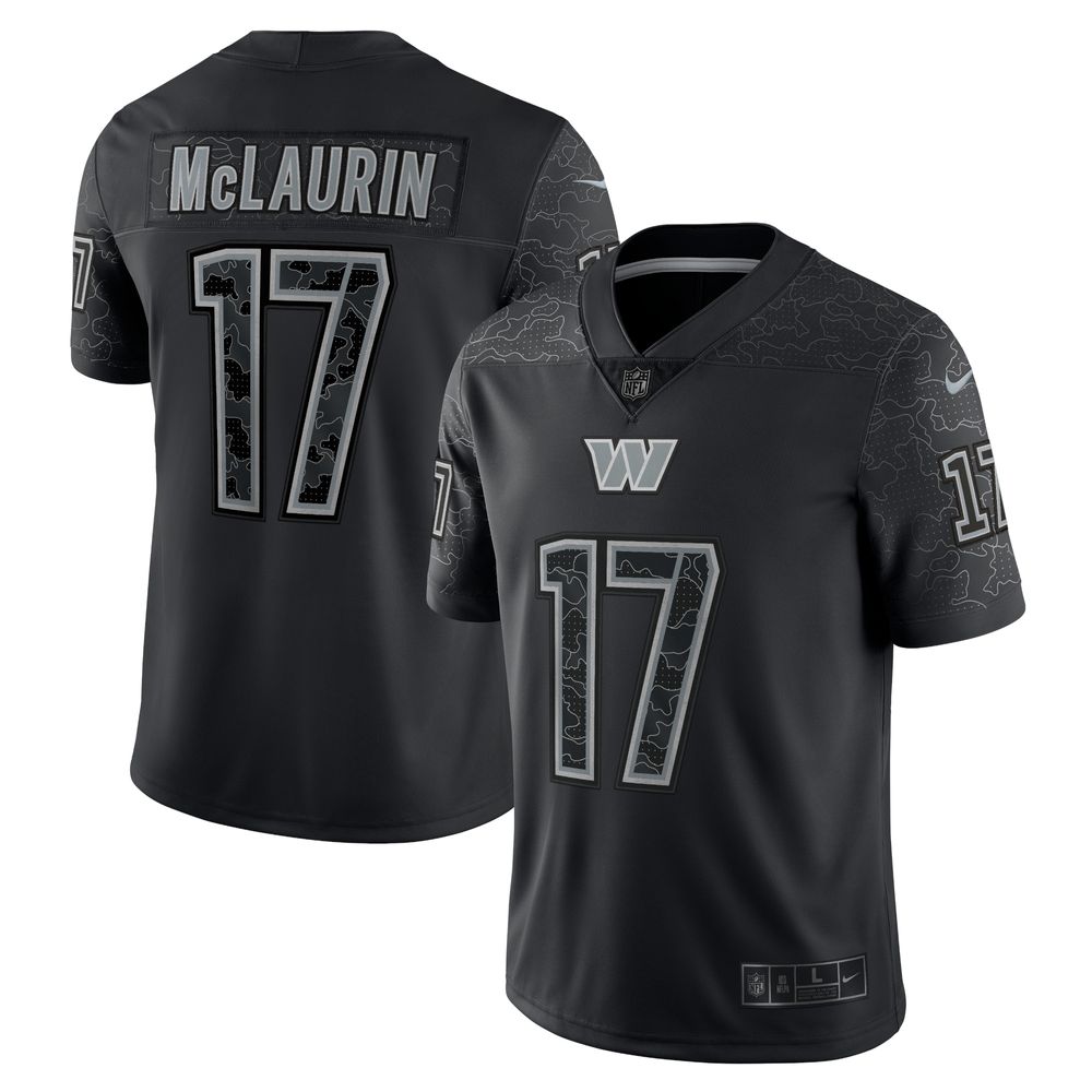 Nike Men's Washington Commanders Reflective Black Long Sleeve T