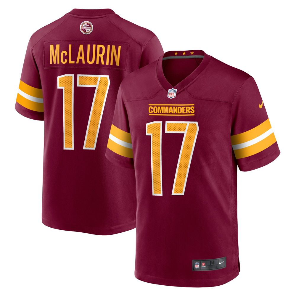 Men's Nike Terry McLaurin Burgundy Washington Commanders Game Jersey