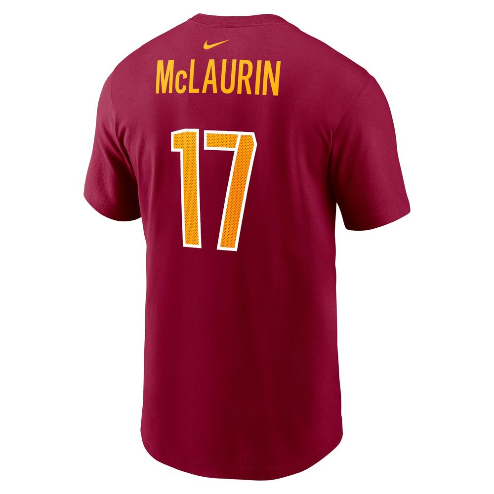 Men's Nike Terry McLaurin Burgundy Washington Commanders Player Name & Number T-Shirt
