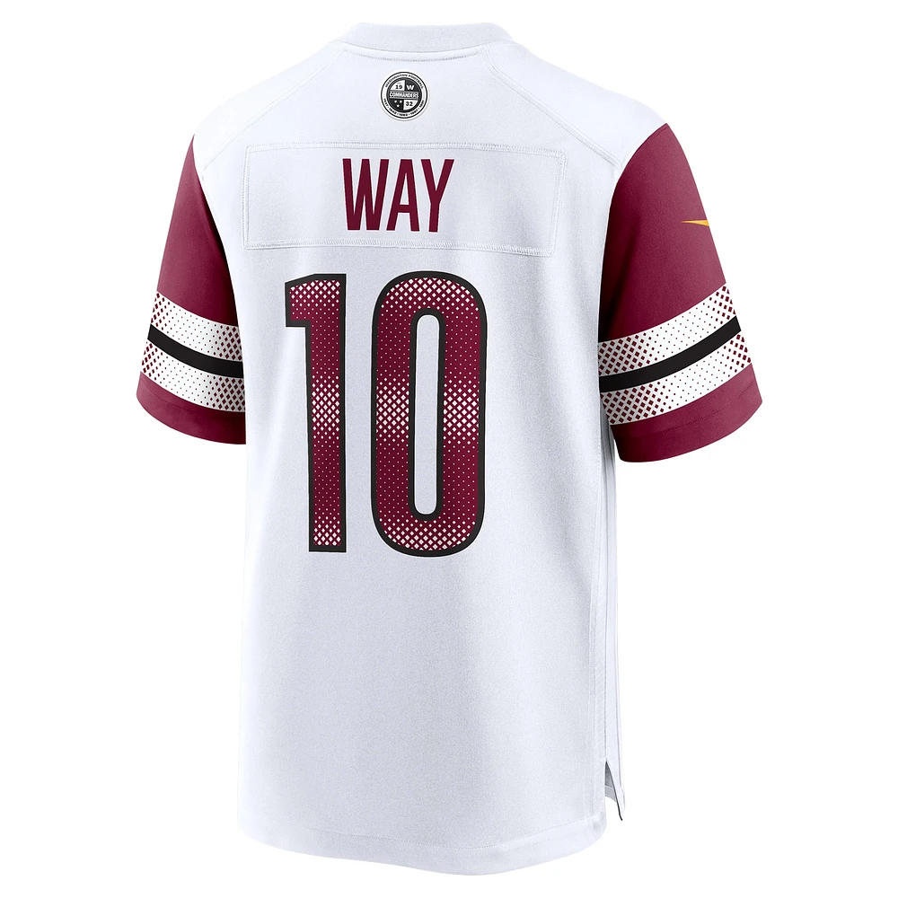 Men's Nike Tress Way  White Washington Commanders Game Jersey