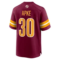 Maillot de match Nike Troy Apke pour hommes, bordeaux, Washington Commanders