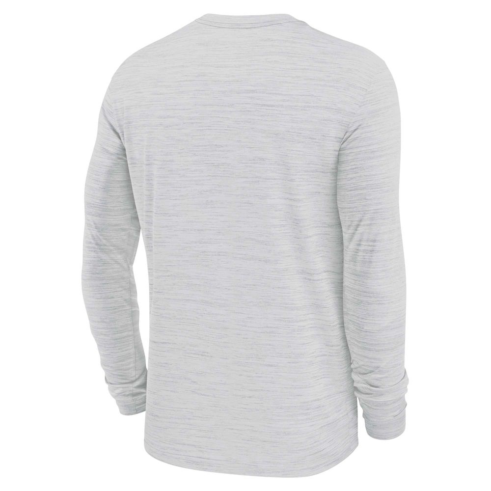 Men's Nike White Washington Commanders Sideline Velocity Athletic Stack  Performance Long Sleeve T-Shirt