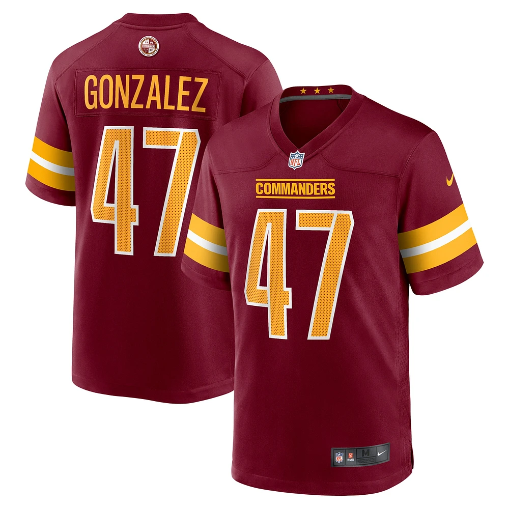 Men's Nike Zane Gonzalez Washington Commanders Game Jersey