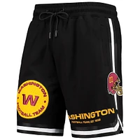 Men's Pro Standard Black Washington Football Team Core Logo Shorts