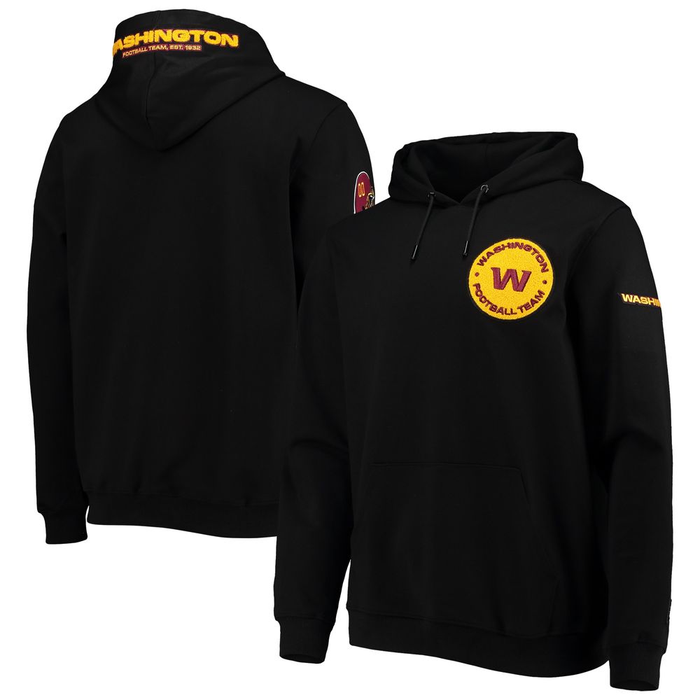 Pro Standard Men's Pro Standard Black Washington Football Team Logo  Pullover Hoodie