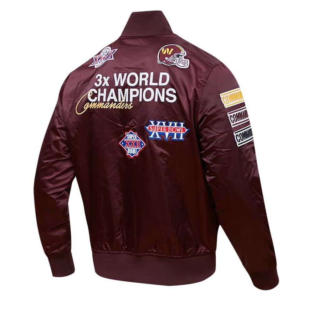 Men's Pro Standard Burgundy Washington Commanders 3x Super Bowl