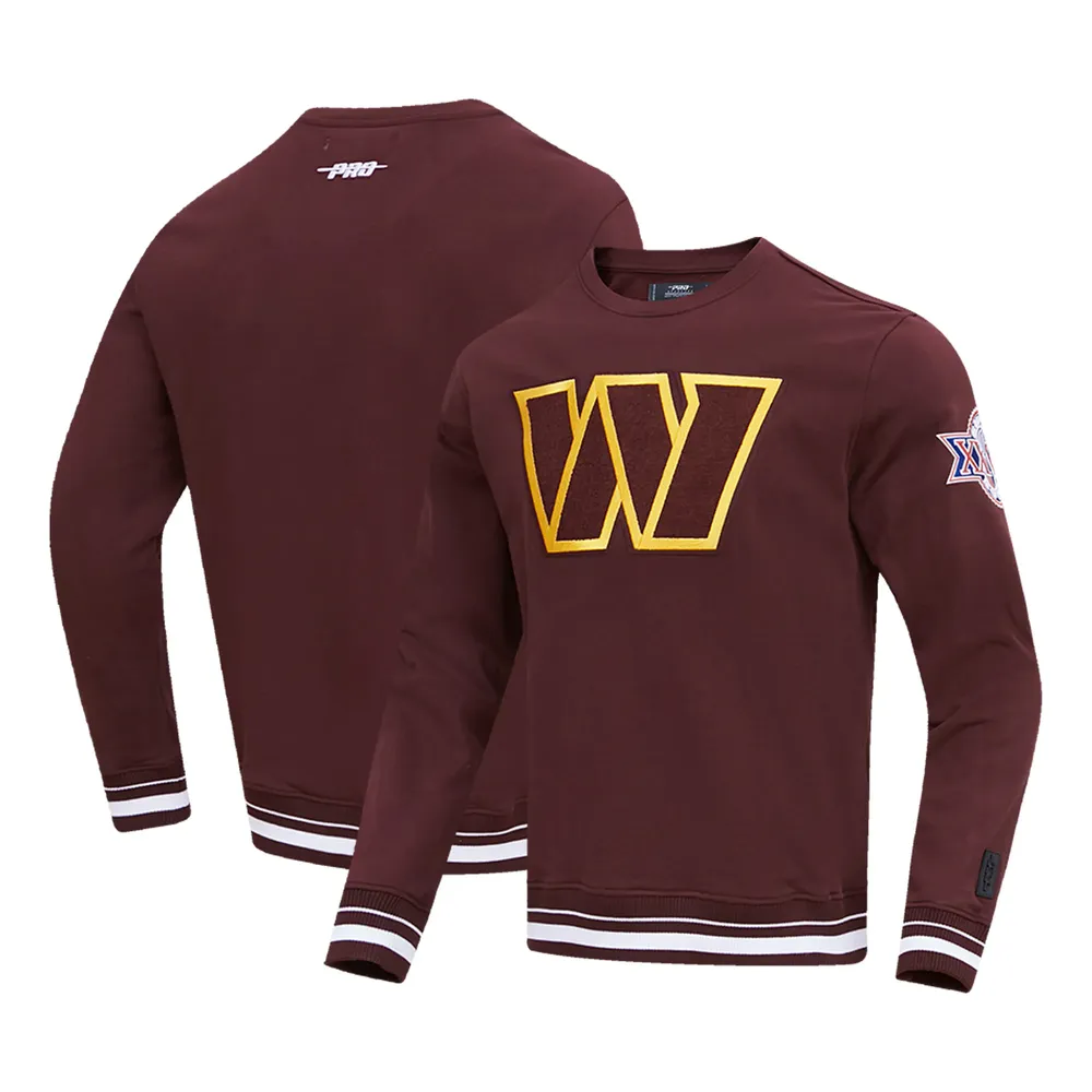 Lids Washington Commanders New Era Long Sleeve Hoodie T-Shirt - Burgundy