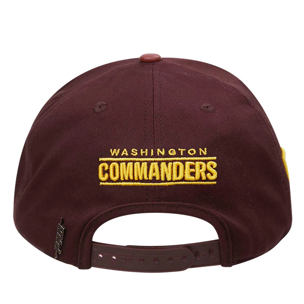 Pro Standard Men's Pro Standard Burgundy Washington Commanders Script  Wordmark Snapback Hat