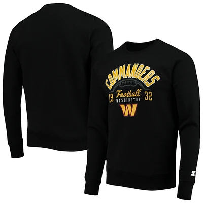 Sweat à capuche Starter Washington Commanders noir pour homme