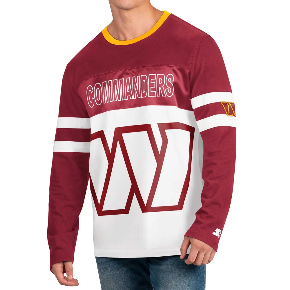 Fanatics Men's Branded White, Burgundy Washington Commanders