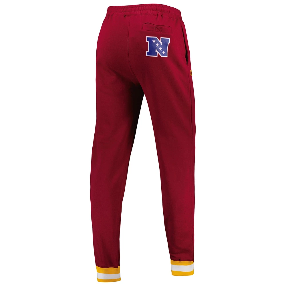 Pantalon de jogging en polaire Washington Commanders Blitz Starter bordeaux pour homme