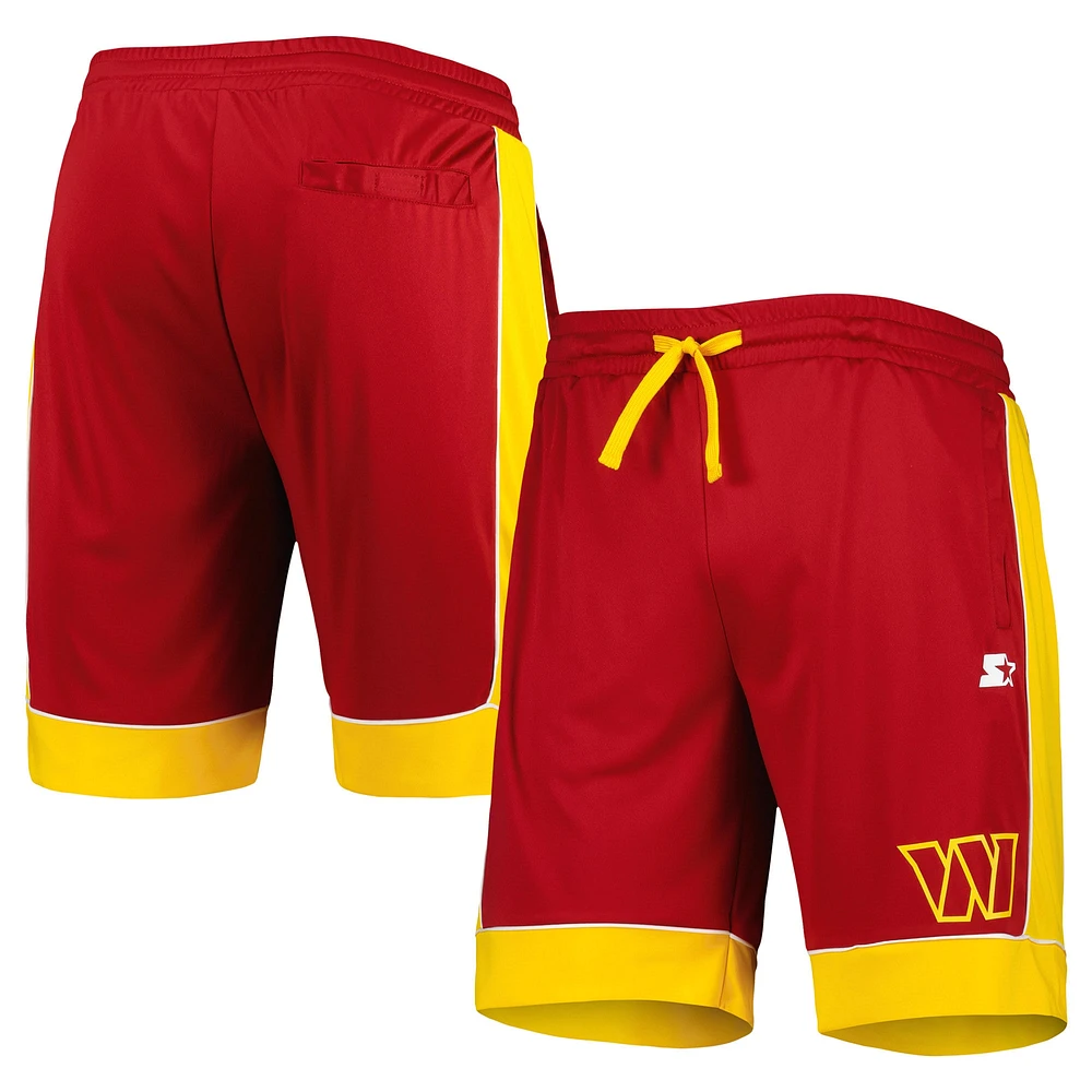 Short préféré des fans Washington Commanders Starter Bordeaux pour homme