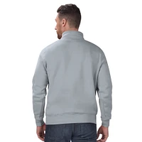 Sweat-shirt à capuche zippé classique gris pour homme des Washington Commanders